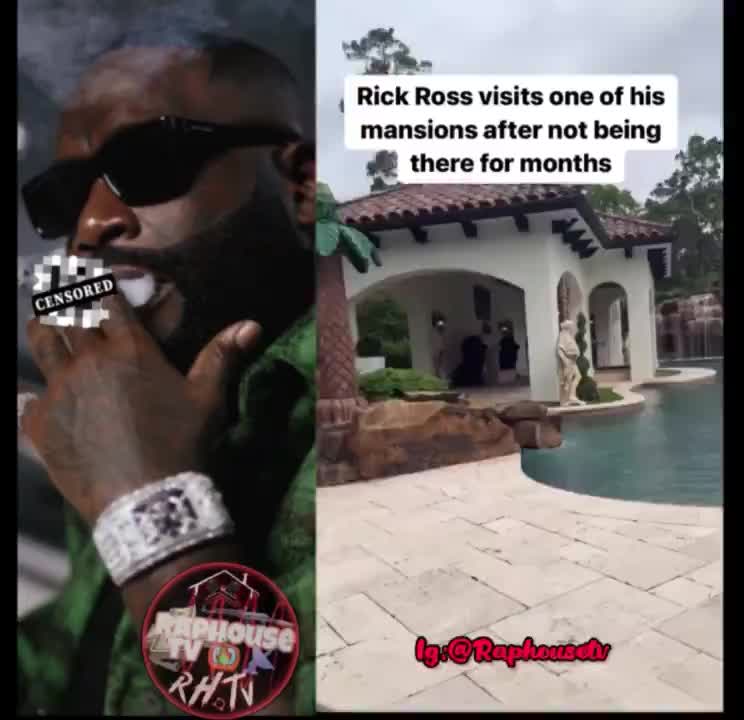 Rick Ross visits one of his mansions Rick Ross visits one of his mansions