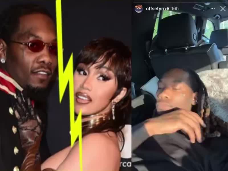 Is Offset sleeping in his car after Cardi B files for divorce Is Offset sleeping in his car after Cardi B files for divorce