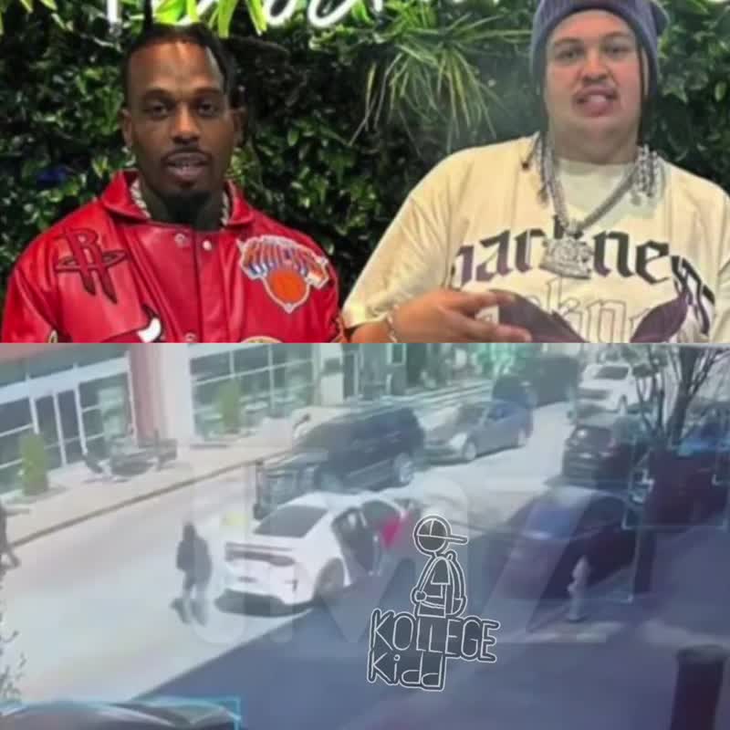 Surveillance footage surfaces showing gunmen running down on Houston, Texas rapper Sauce Walka and Sayso P in Memphis