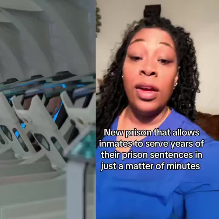 Woman breaks down a new concept that allows inmates to serve years of sentences in just minutes