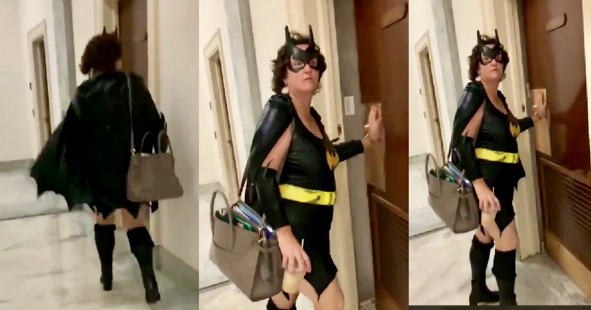 Video Emerges of Katie Porter Wearing Batgirl Costume in Congress During Impeachment Storm