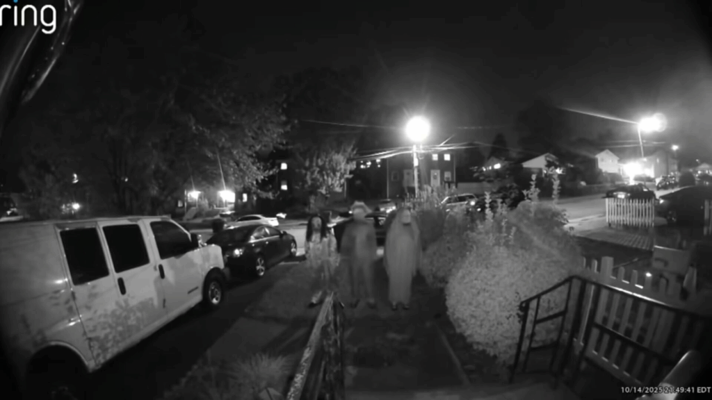 VIDEO: Virginia Police Launch Manhunt for Trio in Disturbing Costumes Who Terrorized Family and Tried to Break Into Their Home